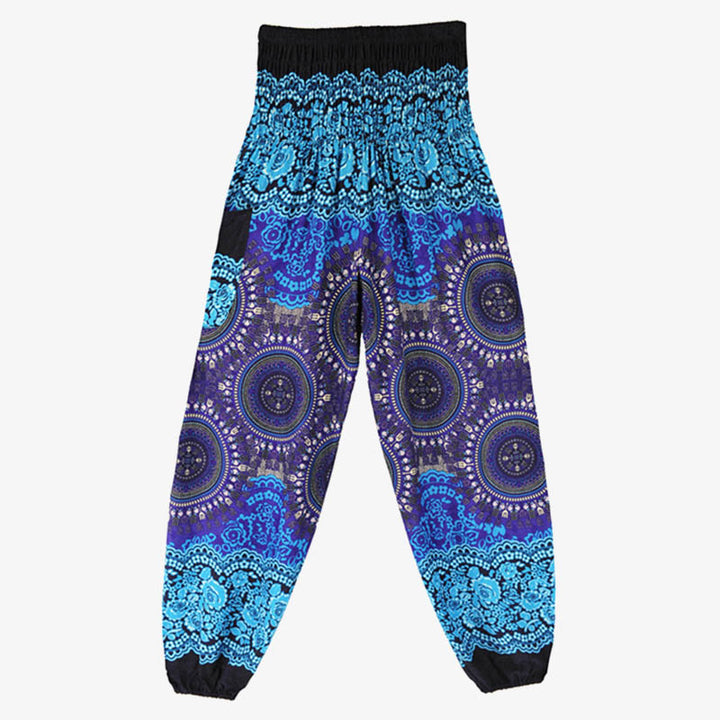 Pantaloni harem larghi Boho Buddha Stones Pantaloni yoga da donna - image 17