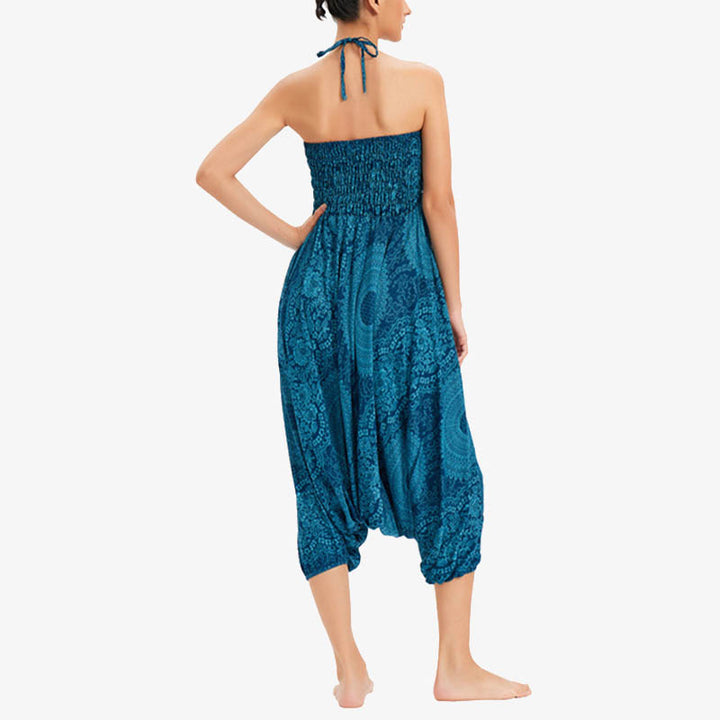 Pantaloni Buddha Stones casual larghi geometrici rotondi da indossare in due stili, pantaloni da yoga da donna - image 8
