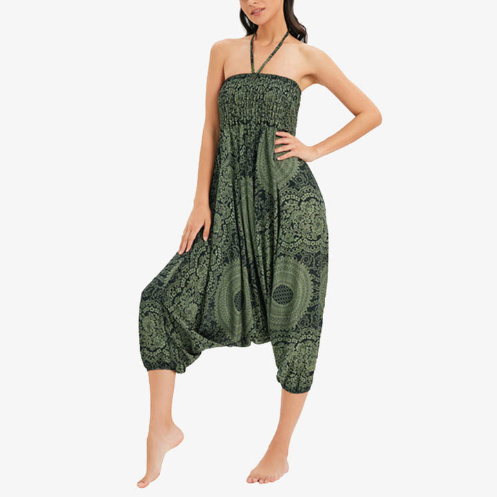 Pantaloni Buddha Stones casual larghi geometrici rotondi da indossare in due stili, pantaloni da yoga da donna - image 28