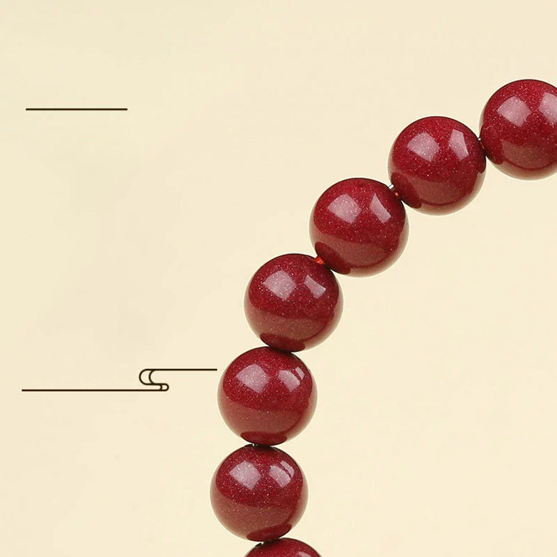 Bracciale Buddha Stones 925 Sterling Silver Cinnabar naturale Quattro Bestie Benedizione - image 17