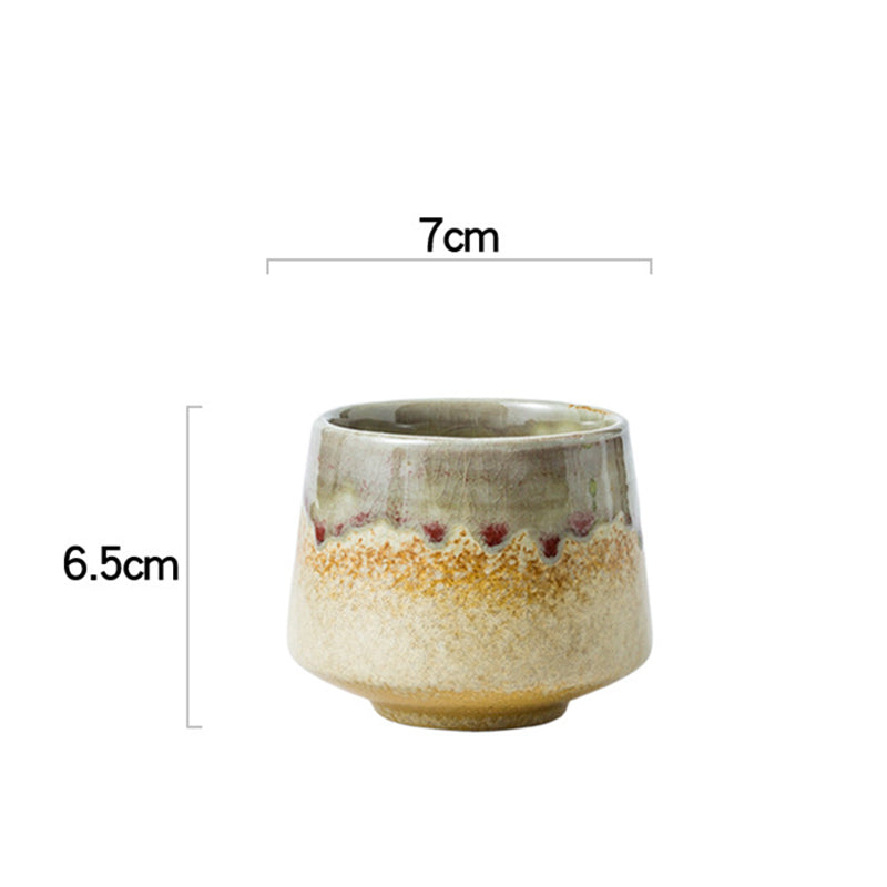 Buddha Stones Retro Kiln Change Tazza da caffè in ceramica Tazza da caffè espresso 200 ml