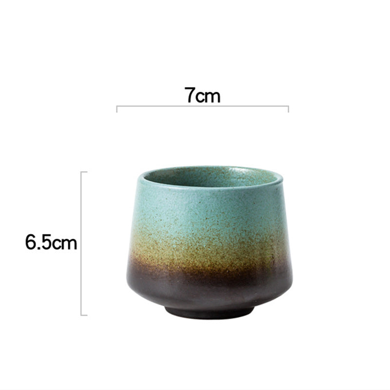 Buddha Stones Retro Kiln Change Tazza da caffè in ceramica Tazza da caffè espresso 200 ml
