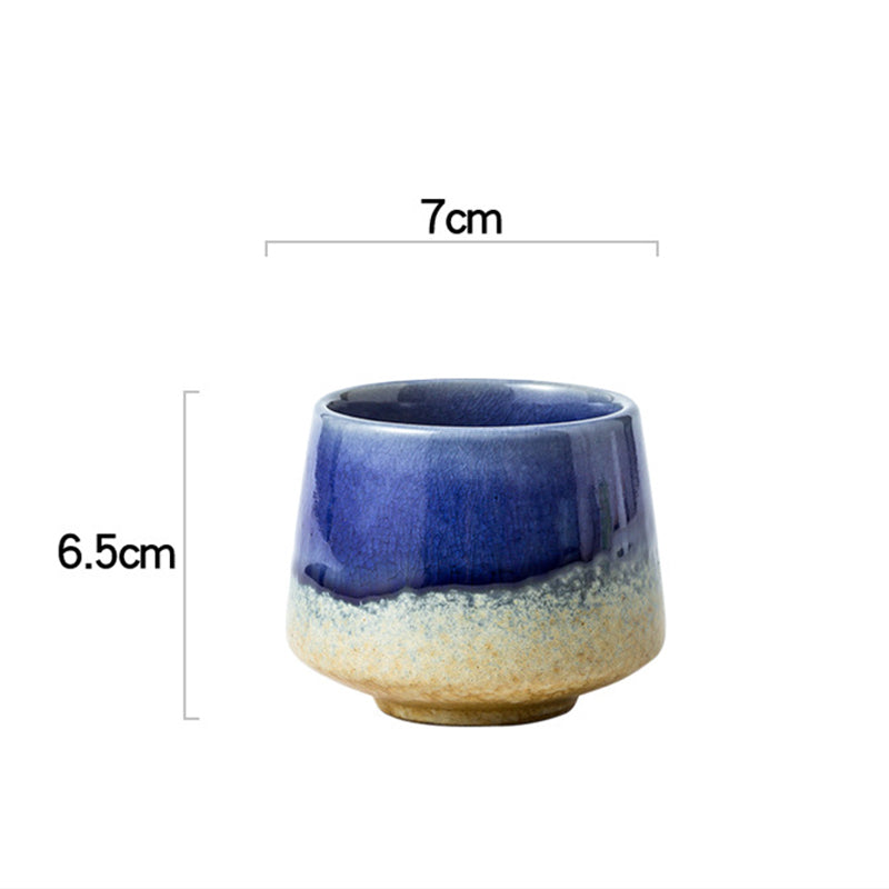 Buddha Stones Retro Kiln Change Tazza da caffè in ceramica Tazza da caffè espresso 200 ml