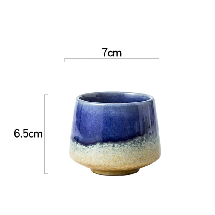 Buddha Stones Retro Kiln Change Tazza da caffè in ceramica Tazza da caffè espresso 200 ml