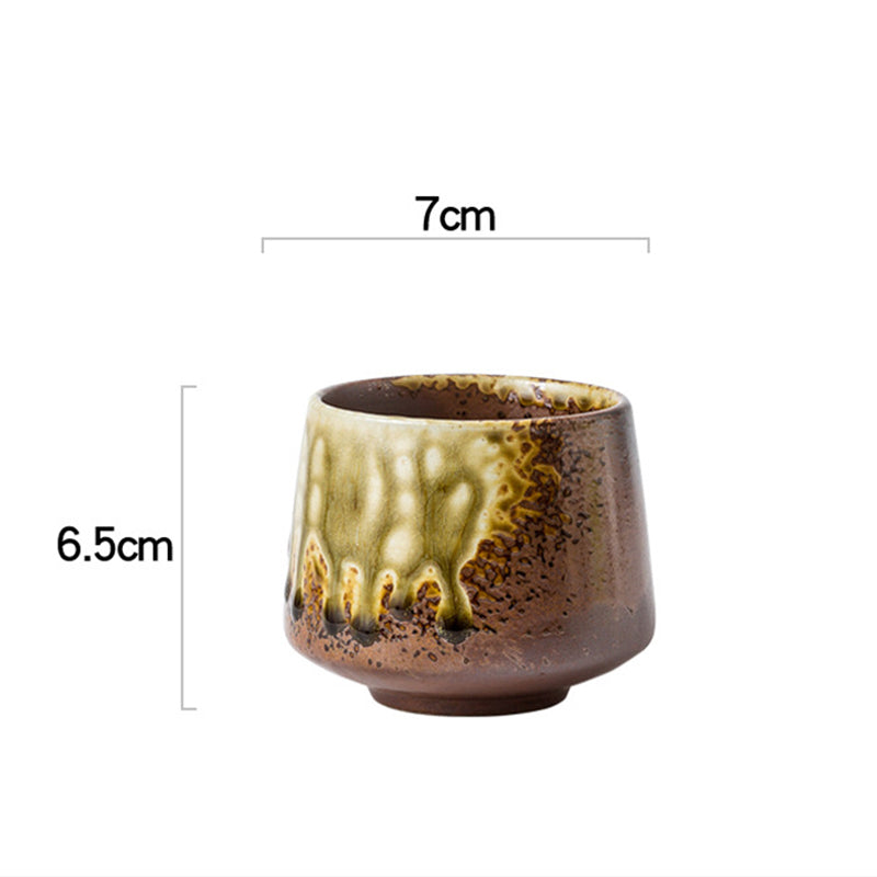 Buddha Stones Retro Kiln Change Tazza da caffè in ceramica Tazza da caffè espresso 200 ml