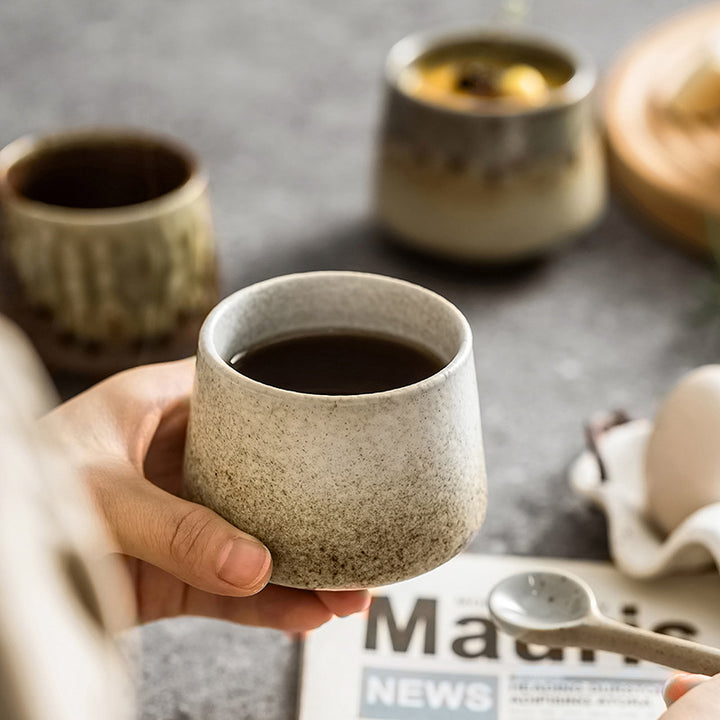 Buddha Stones Retro Kiln Change Tazza da caffè in ceramica Tazza da caffè espresso 200 ml