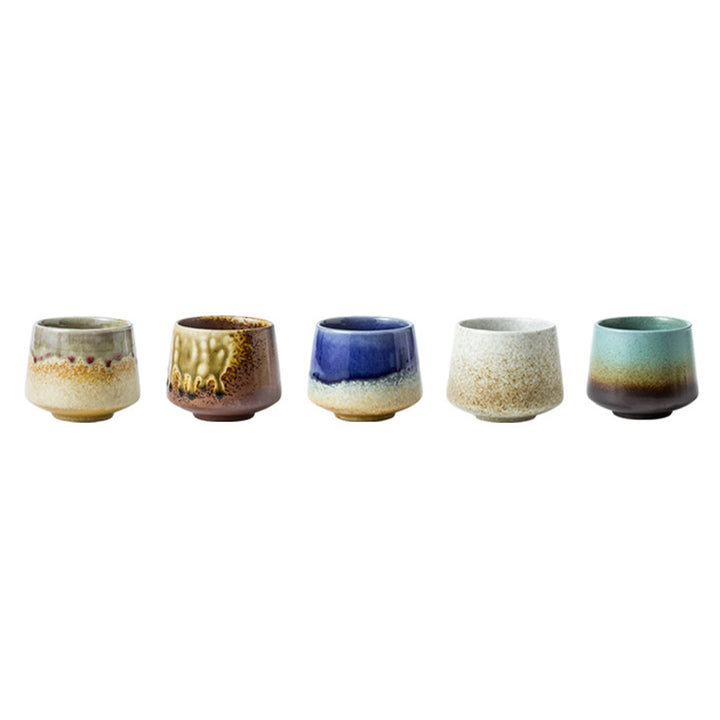 Buddha Stones Retro Kiln Change Tazza da caffè in ceramica Tazza da caffè espresso 200 ml