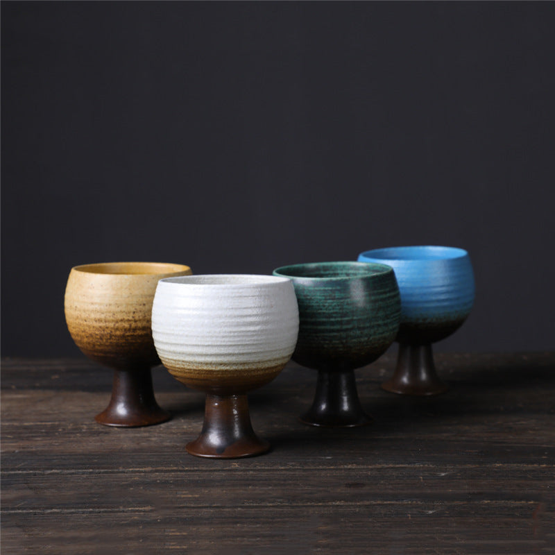 Buddha Stones Calice di piccola capacità Design Tazza da caffè in ceramica per vino e tè 170 ml