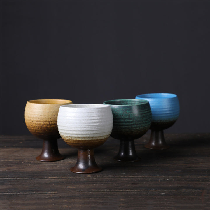 Buddha Stones Calice di piccola capacità Design Tazza da caffè in ceramica per vino e tè 170 ml