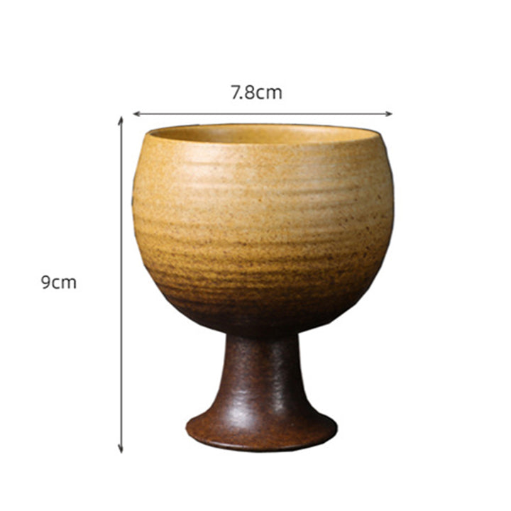 Buddha Stones Calice di piccola capacità Design Tazza da caffè in ceramica per vino e tè 170 ml