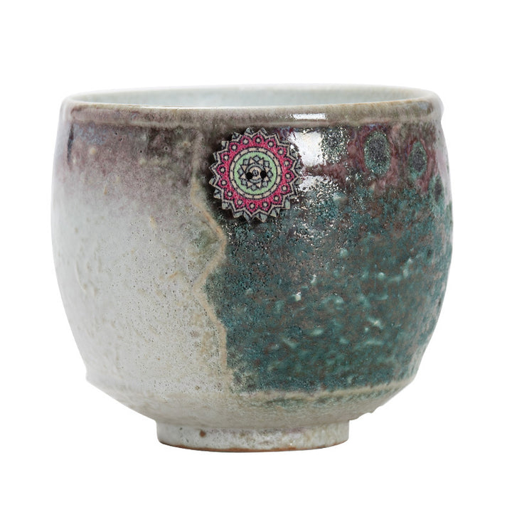 Buddha Stones Girasole Kiln Change Tazza da caffè in ceramica Tè Latte Espresso Tazza da caffè 250ml