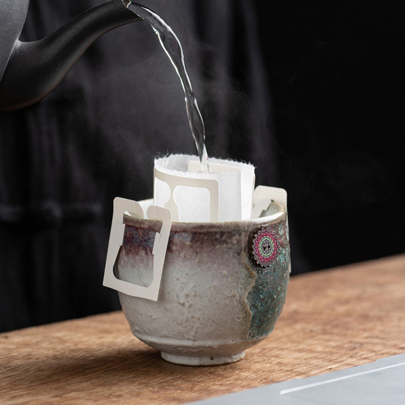 Buddha Stones Girasole Kiln Change Tazza da caffè in ceramica Tè Latte Espresso Tazza da caffè 250ml
