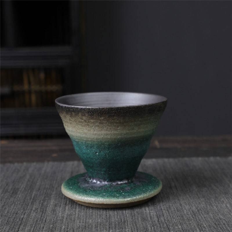Tazza da caffè in ceramica con design vintage Buddha Stones , tazza da caffè espresso da 150 ml