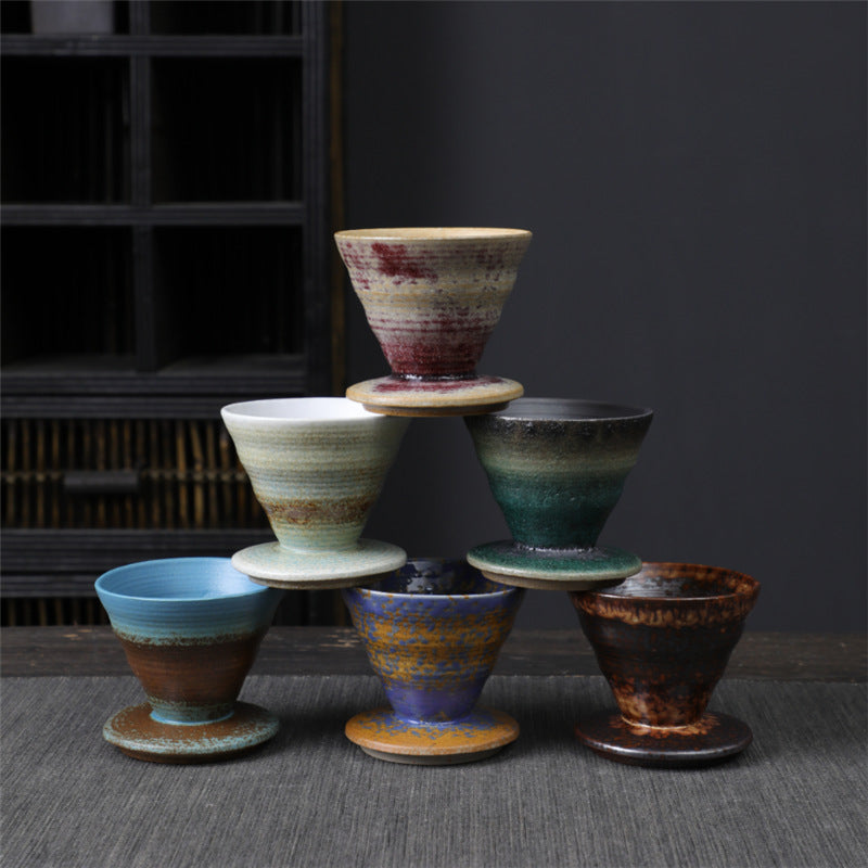 Tazza da caffè in ceramica con design vintage Buddha Stones , tazza da caffè espresso da 150 ml