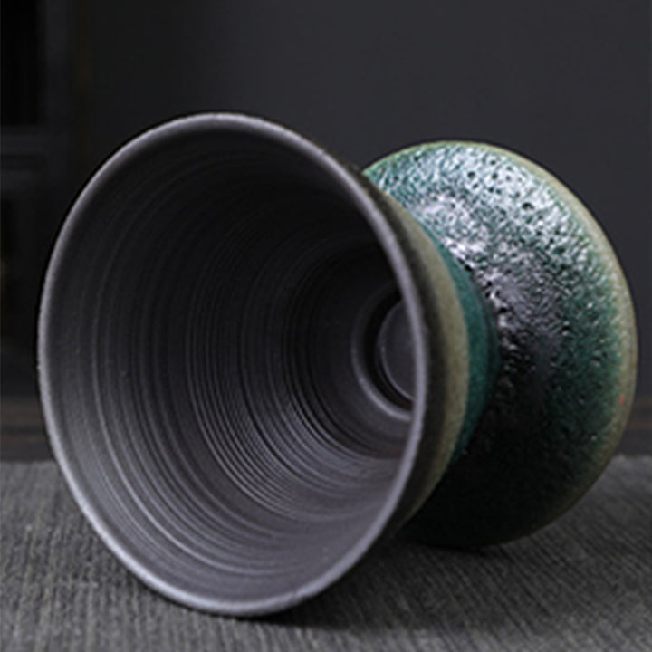 Tazza da caffè in ceramica con design vintage Buddha Stones , tazza da caffè espresso da 150 ml