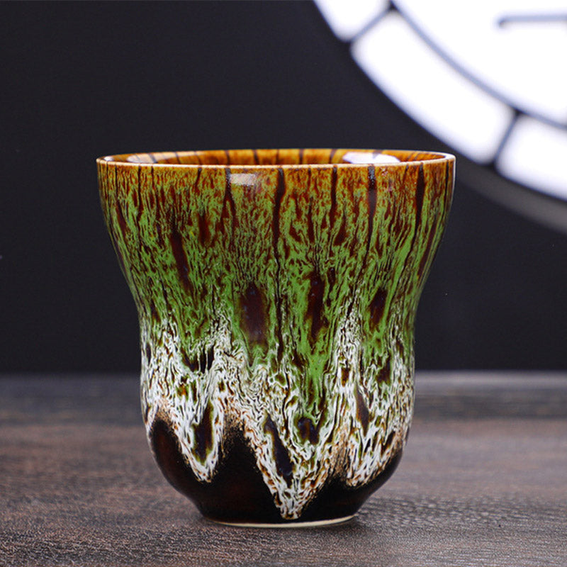 Buddha Stones Vintage Kiln Change Design Tazza da caffè in ceramica Tazza da tè 150ml