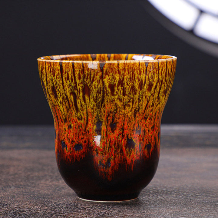 Buddha Stones Vintage Kiln Change Design Tazza da caffè in ceramica Tazza da tè 150ml