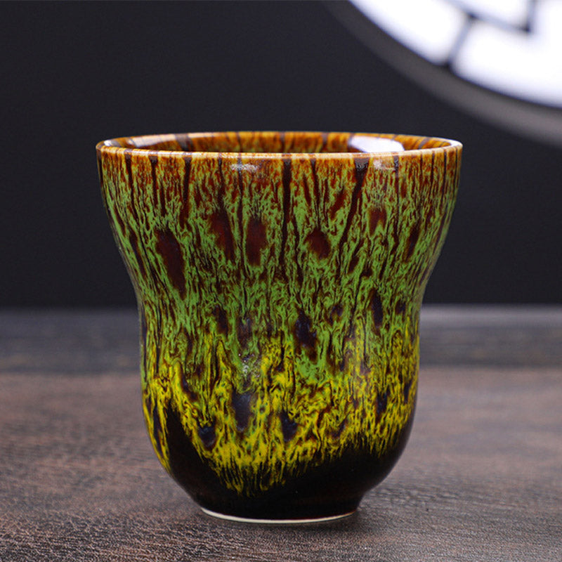 Buddha Stones Vintage Kiln Change Design Tazza da caffè in ceramica Tazza da tè 150ml