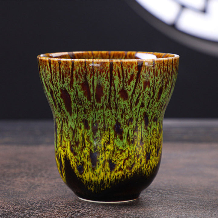 Buddha Stones Vintage Kiln Change Design Tazza da caffè in ceramica Tazza da tè 150ml