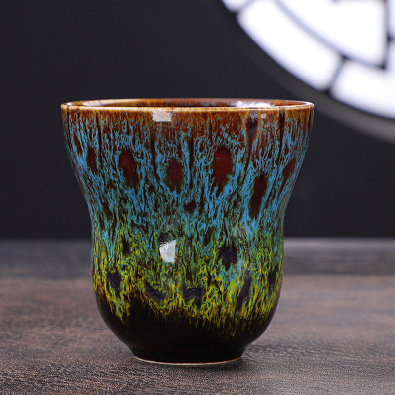 Buddha Stones Vintage Kiln Change Design Tazza da caffè in ceramica Tazza da tè 150ml