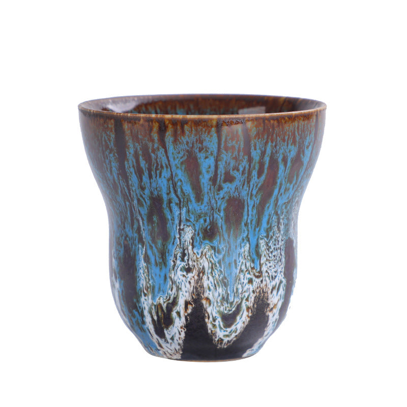 Buddha Stones Vintage Kiln Change Design Tazza da caffè in ceramica Tazza da tè 150ml