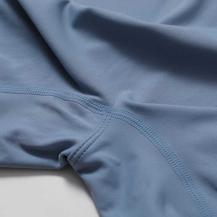 Tuta sportiva da donna con cerniera elasticizzata a maniche corte, per fitness e yoga , Buddha Stones - image 13