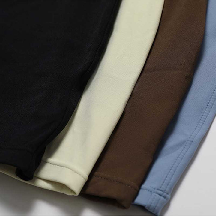 Tuta sportiva da donna con cerniera elasticizzata a maniche corte, per fitness e yoga , Buddha Stones - image 38