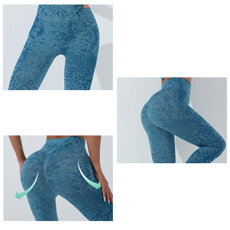 Buddha Stones Seamless Fitness Crop Canotta Leggings a vita alta Pantaloni Sport Palestra Yoga Outfit