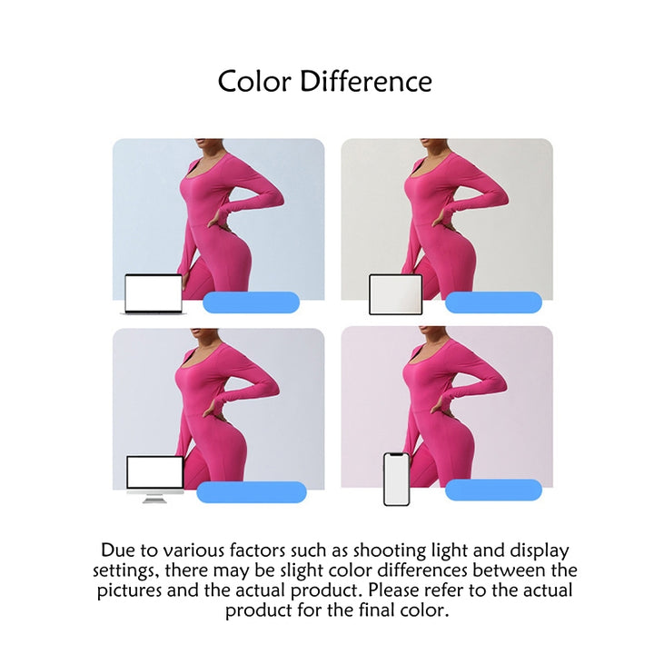 Buddha Stones Donna Tuta Sportiva Fitness Yoga Tuta Manica Lunga Senza Schienale - image 11