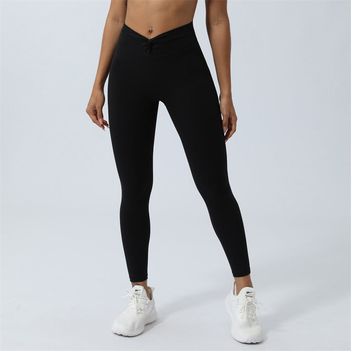 Buddha Stones Donna Allenamento Manica Lunga Crisscross Backless Top Tee Leggings Sport Fitness Yoga Outfit - Pantaloni - Nero - US8-10, UK/AU12-14, EU40-42 (XL) - image 45