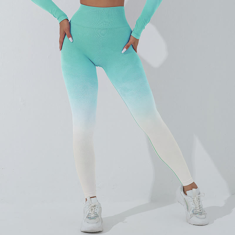 Maglietta corta a maniche lunghe con motivo a Buddha Stones, reggiseno, leggings, pantaloni, fitness e yoga. - image 13