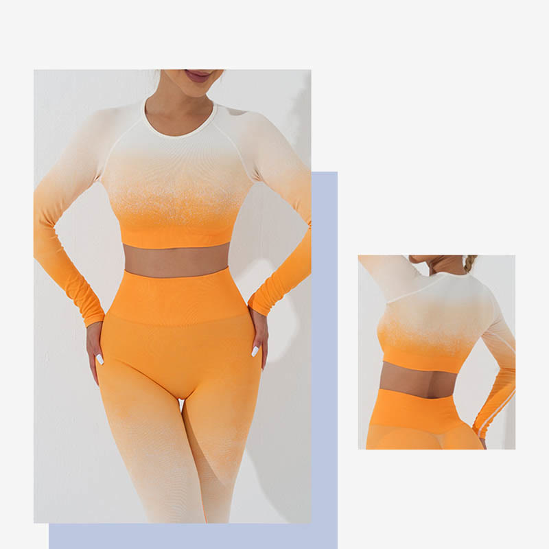 Maglietta corta a maniche lunghe con motivo a Buddha Stones, reggiseno, leggings, pantaloni, fitness e yoga. - image 30