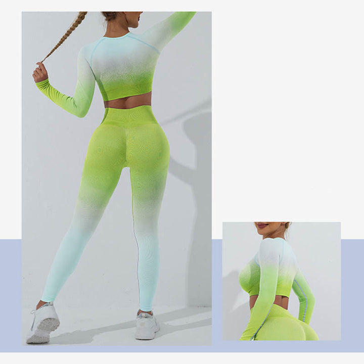 Maglietta corta a maniche lunghe con motivo a Buddha Stones, reggiseno, leggings, pantaloni, fitness e yoga. - image 40