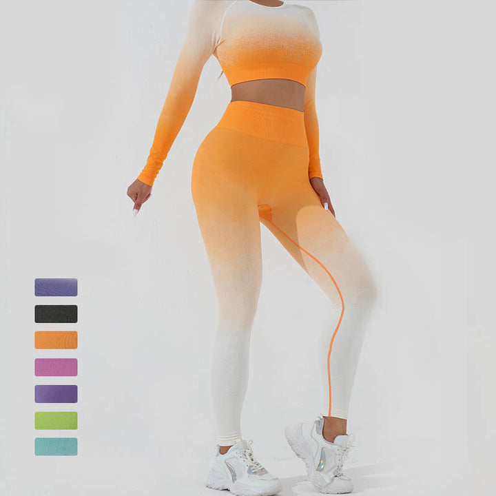 Maglietta corta a maniche lunghe con motivo a Buddha Stones, reggiseno, leggings, pantaloni, fitness e yoga. - image 28