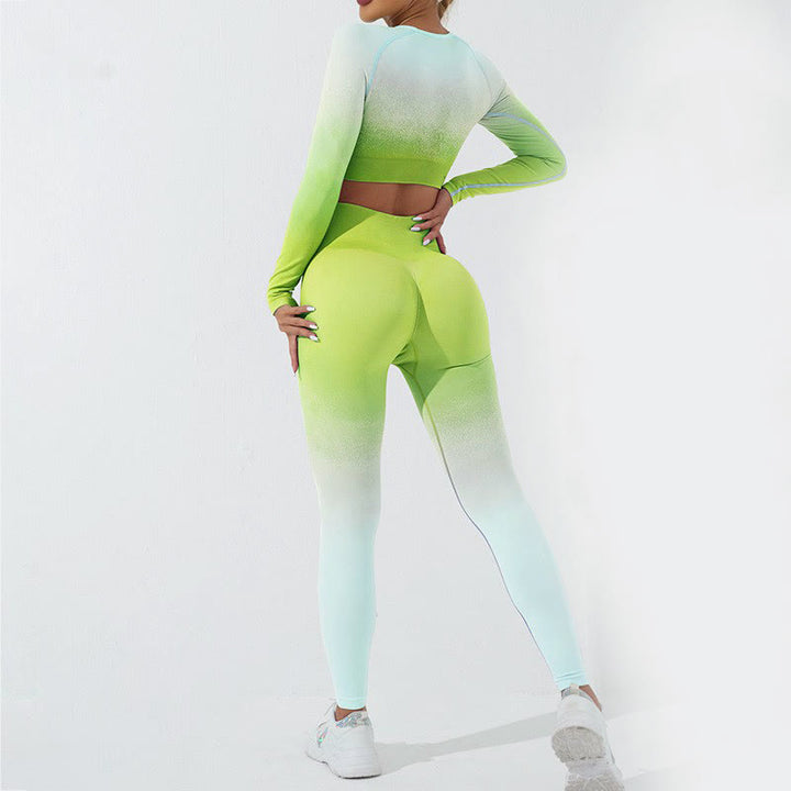 Maglietta corta a maniche lunghe con motivo a Buddha Stones, reggiseno, leggings, pantaloni, fitness e yoga. - image 39