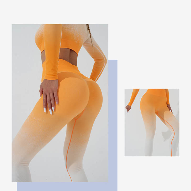 Maglietta corta a maniche lunghe con motivo a Buddha Stones, reggiseno, leggings, pantaloni, fitness e yoga. - image 26