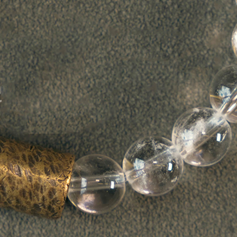 Buddha Stones Cristallo bianco Quarzo ematoide rosso Quarzo rutilato oro Braccialetto di protezione Phantom viola