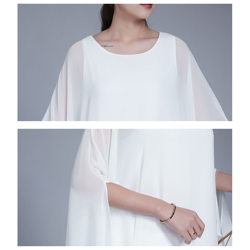 Buddha Stones Semplice Modello Midi Vestito Pantaloni Gamba Larga Meditazione Spirituale Zen Pratica Yoga Danza Abbigliamento - image 7