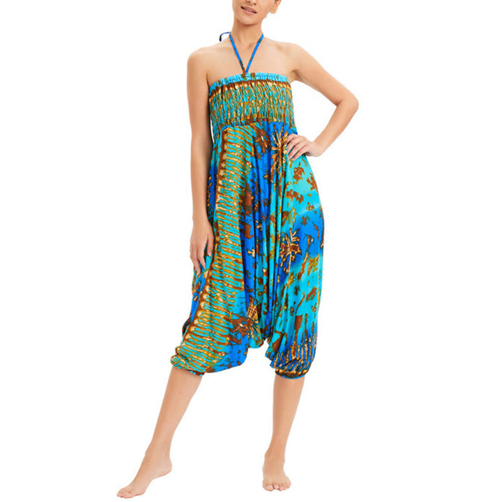 Buddha Stones a balze larghe e colorate sfumate, pantaloni a vita alta, pantaloni da tuta, pantaloni da donna - image 12