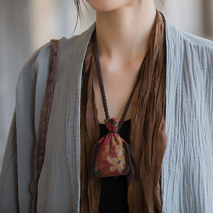 Cappotto a maniche lunghe con motivo semplice Buddha Stones Zen Meditazione Giacca in cotone con apertura frontale - image 21