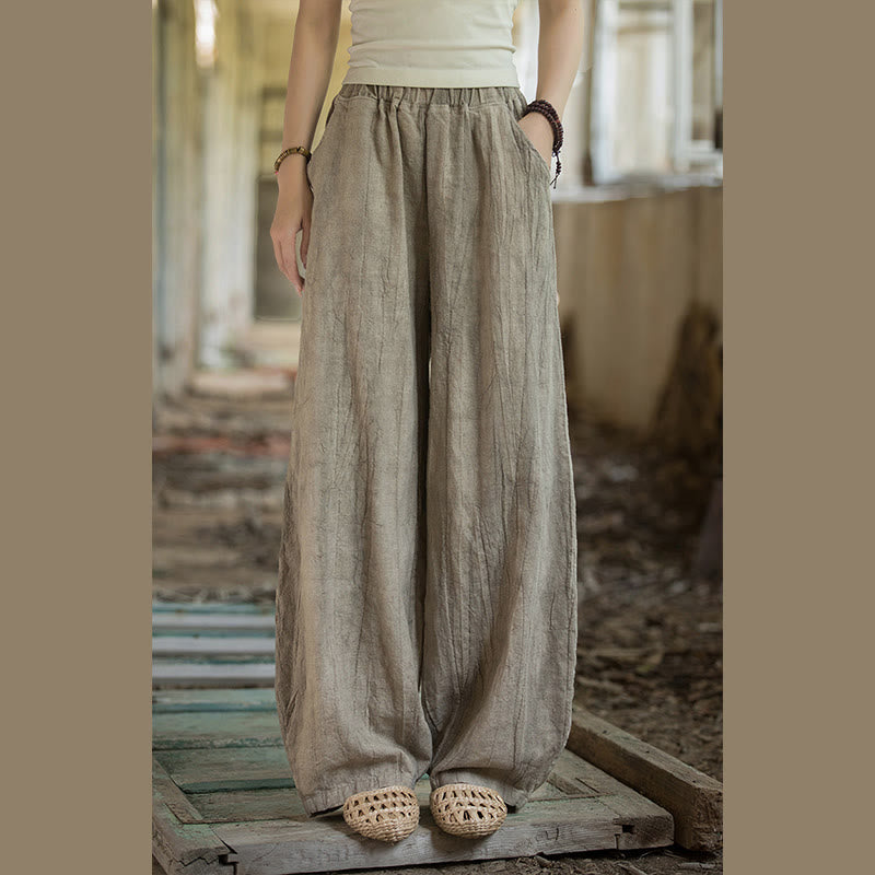 Pantaloni harem tie-dye retrò Buddha Stones, pantaloni da yoga casual da donna con tasche - image 8