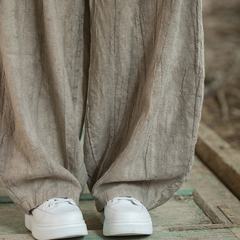 Pantaloni harem tie-dye retrò Buddha Stones, pantaloni da yoga casual da donna con tasche - image 15