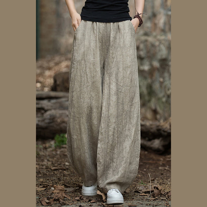 Pantaloni harem tie-dye retrò Buddha Stones, pantaloni da yoga casual da donna con tasche - image 2