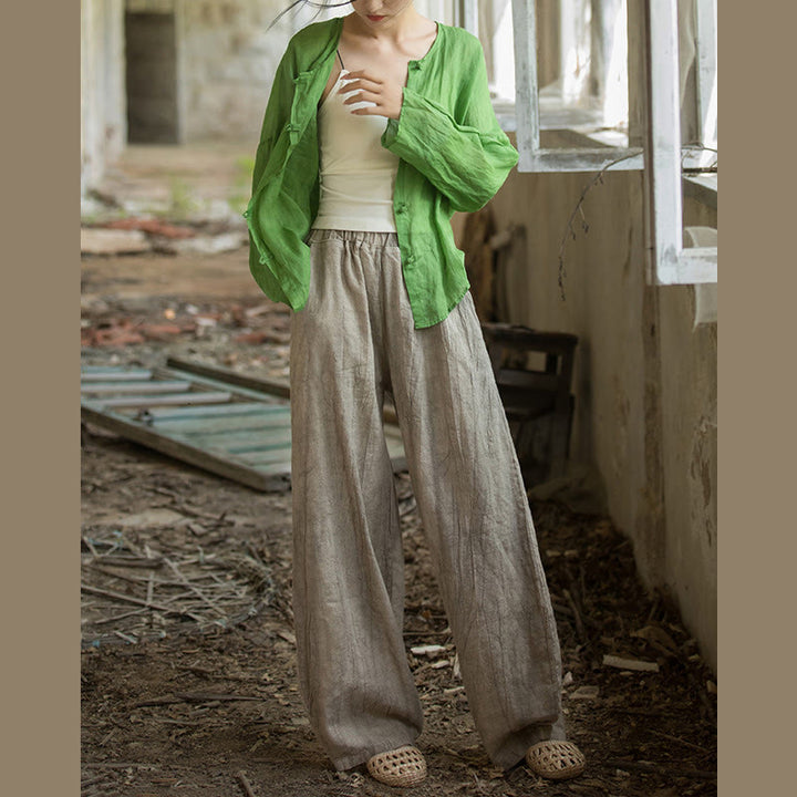 Pantaloni harem tie-dye retrò Buddha Stones, pantaloni da yoga casual da donna con tasche - image 11