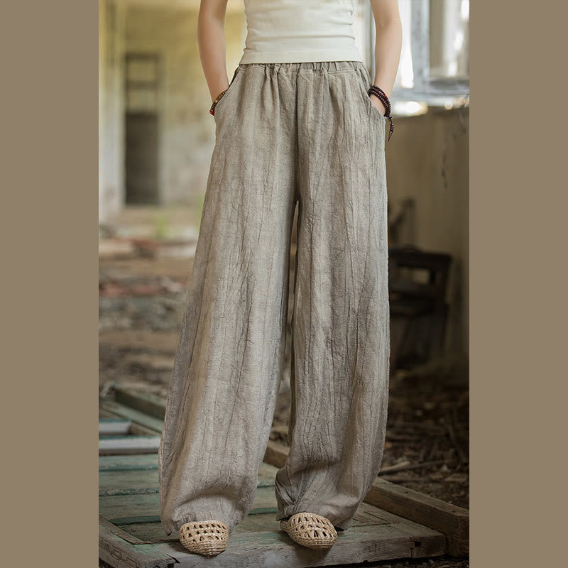 Pantaloni harem tie-dye retrò Buddha Stones, pantaloni da yoga casual da donna con tasche - image 7