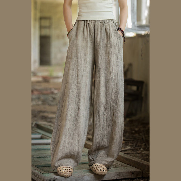 Pantaloni harem tie-dye retrò Buddha Stones, pantaloni da yoga casual da donna con tasche - image 7