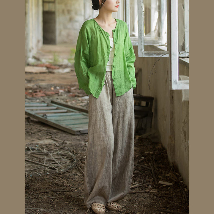 Pantaloni harem tie-dye retrò Buddha Stones, pantaloni da yoga casual da donna con tasche - image 10