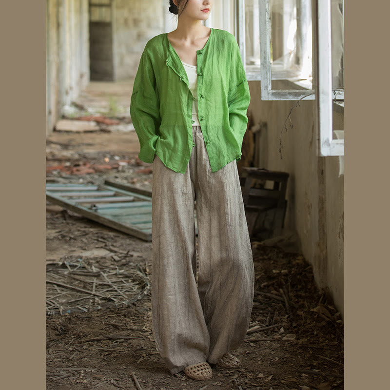 Pantaloni harem tie-dye retrò Buddha Stones, pantaloni da yoga casual da donna con tasche - image 14