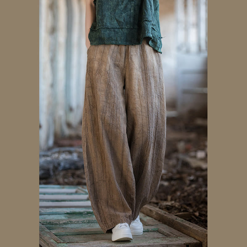 Pantaloni harem tie-dye retrò Buddha Stones, pantaloni da yoga casual da donna con tasche - image 24