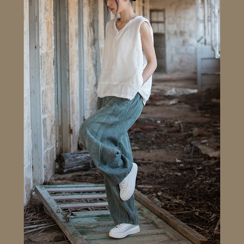 Pantaloni harem tie-dye retrò Buddha Stones, pantaloni da yoga casual da donna con tasche - image 32